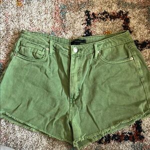 Green Denim Women's Shorts ✨